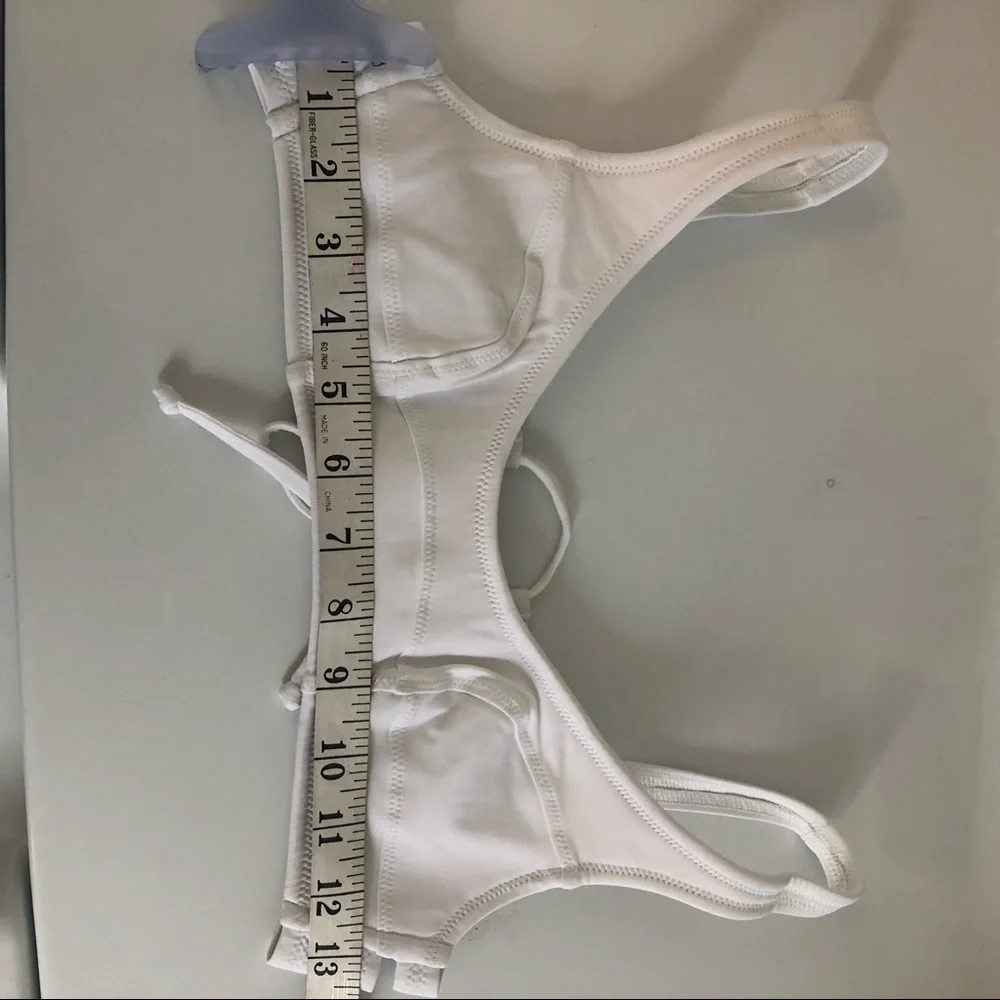 Letarte‎ White Bandage Bikini Top Sz. S